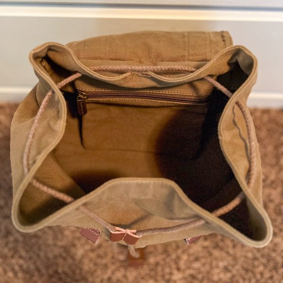 Koolertron Canvas DSLR Camera Backpack with Rain Cover and Inner Padding - Picture 8 of 11